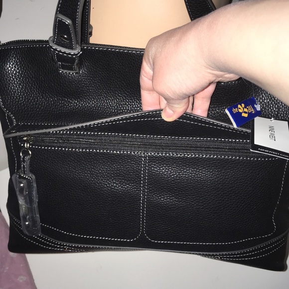 Nine West Crossbody Messenger Tote Hand Bag 14x11x4.5 inches New - Picture 8 of 10